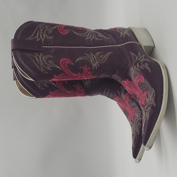 264- Aguila Real Women's Boots Genuine Leather Made In Mexico Size 9 - Picture 2 of 8